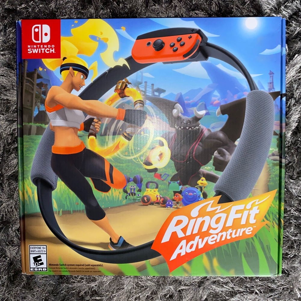 Nintendo Switch Ring Fit Adventure, Brand New in Box! Never opened!